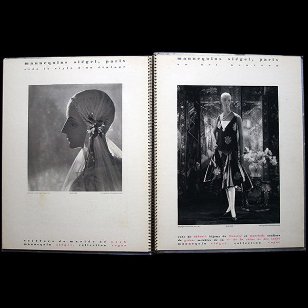 Siégel - catalogue Mannequins, photographies de George Hoyningen-Huené (1928)