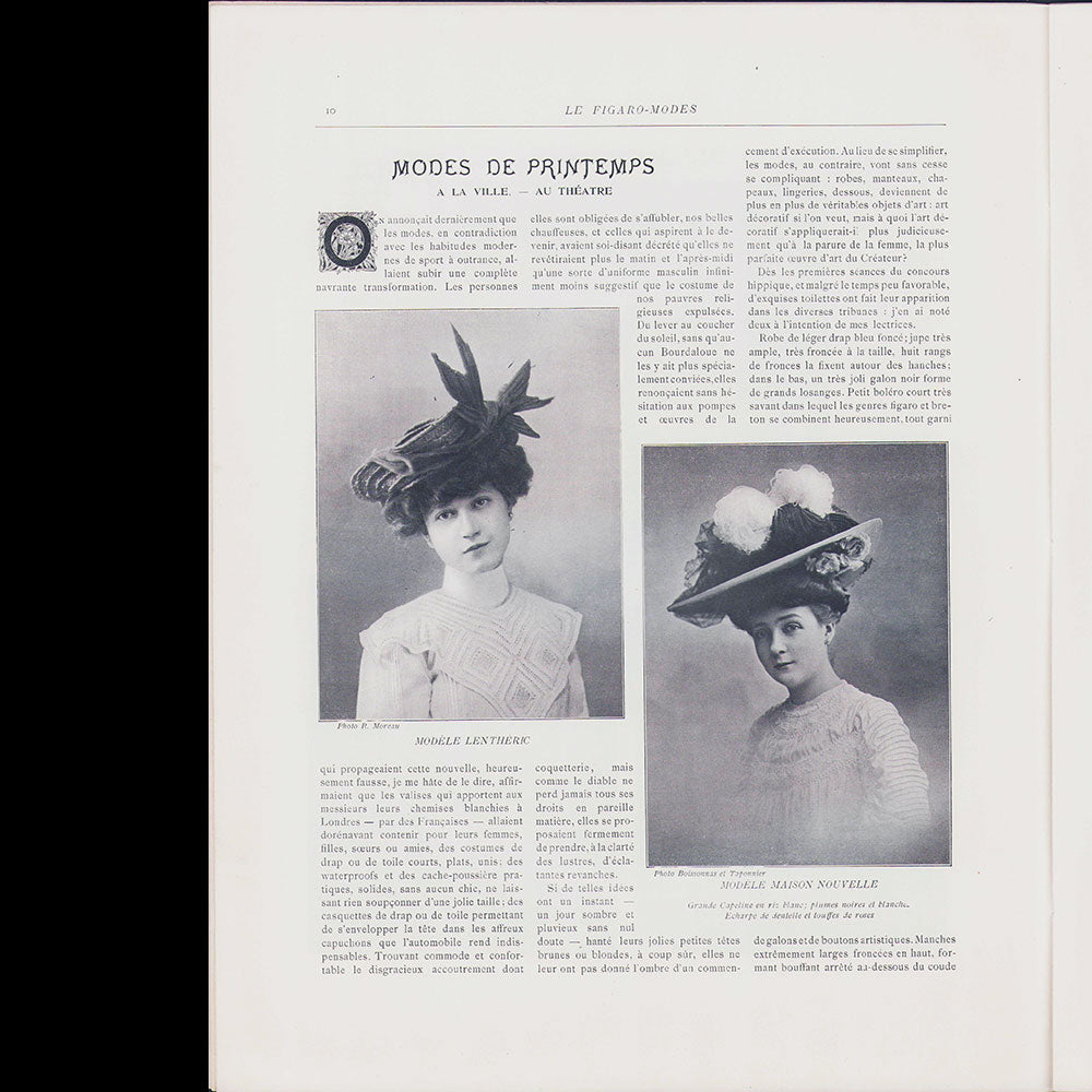 Le Figaro-Modes, avril 1904, couverture de Paul Boyer