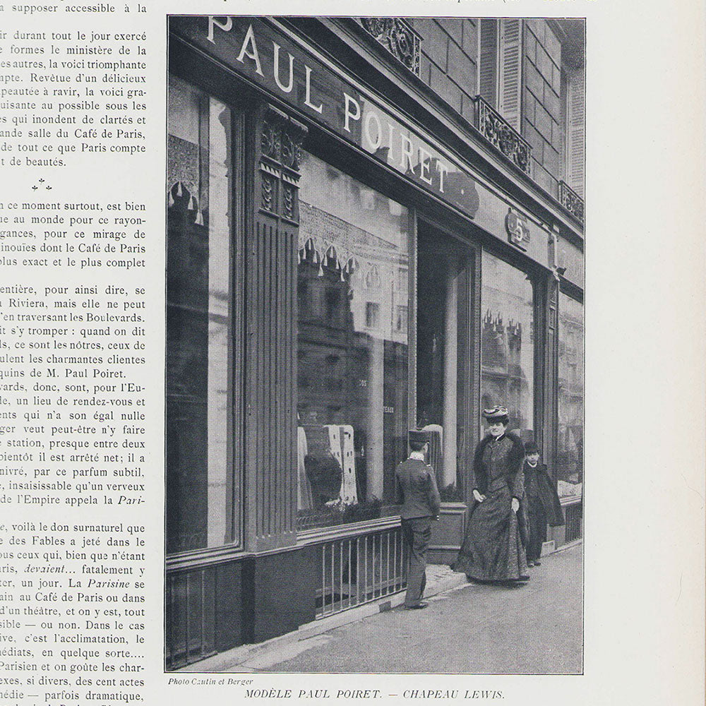 Figaro Modes, février 1904 - La Journée d'un mannequin