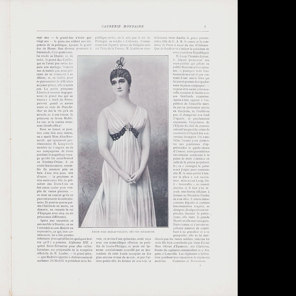 Le Figaro-Modes, octobre 1905, couverture de Louis Roger