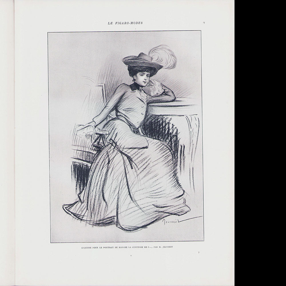 Le Figaro-Modes, septembre 1905, couverture de Elisabeth Sonrel