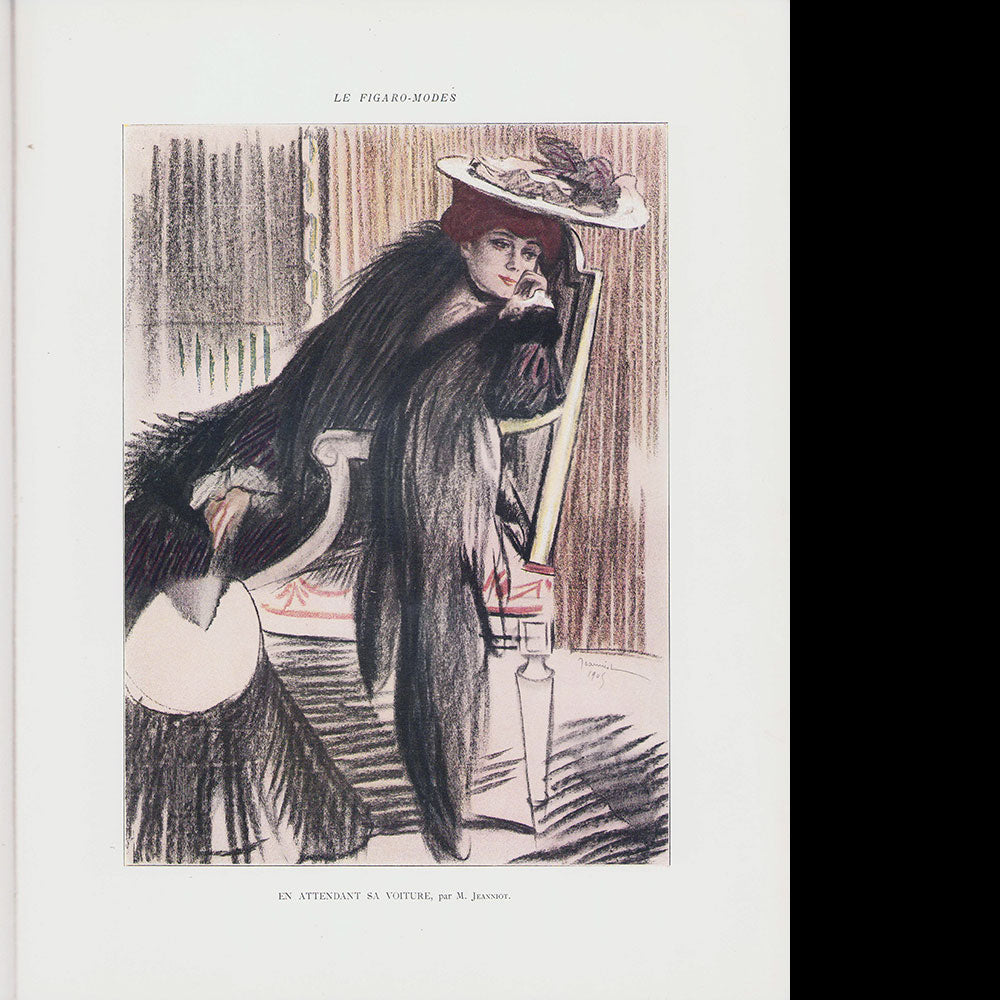 Le Figaro-Modes, février 1906, couverture de Henri Gervex