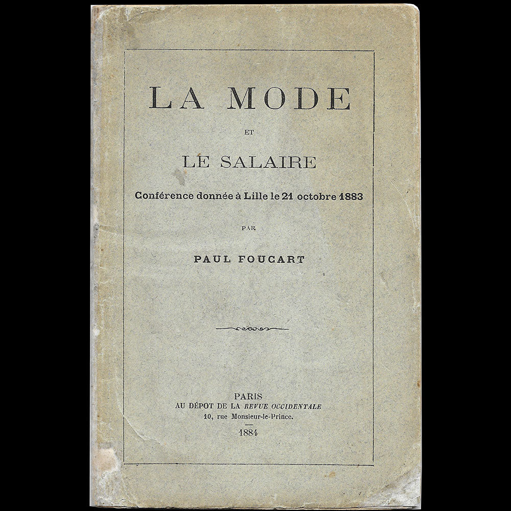 Paul Foucart - La Mode et le Salaire (1884)