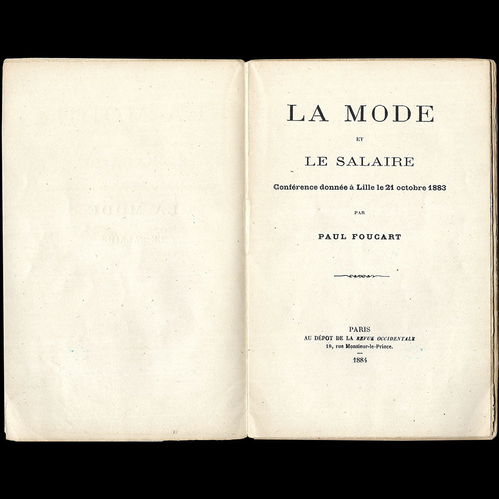 Paul Foucart - La Mode et le Salaire (1884)