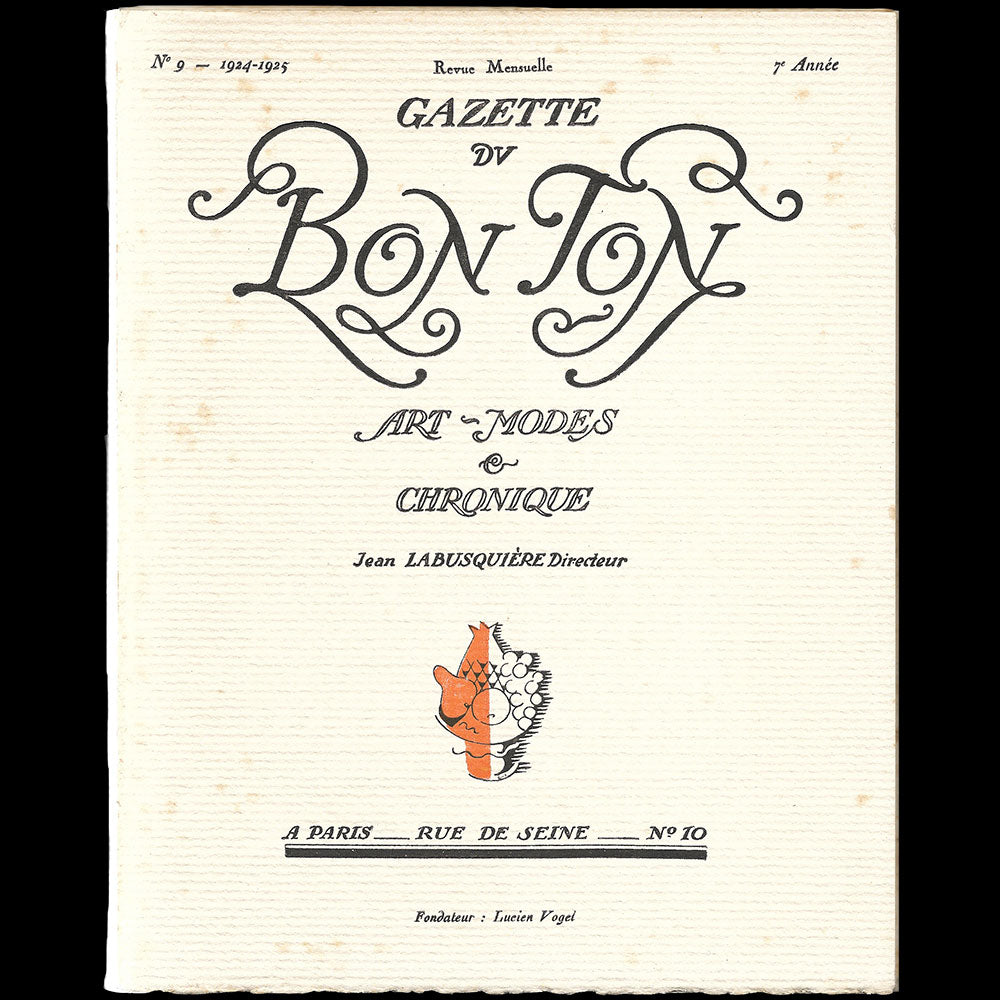 Gazette du Bon Ton (n°9, 1924-1925)