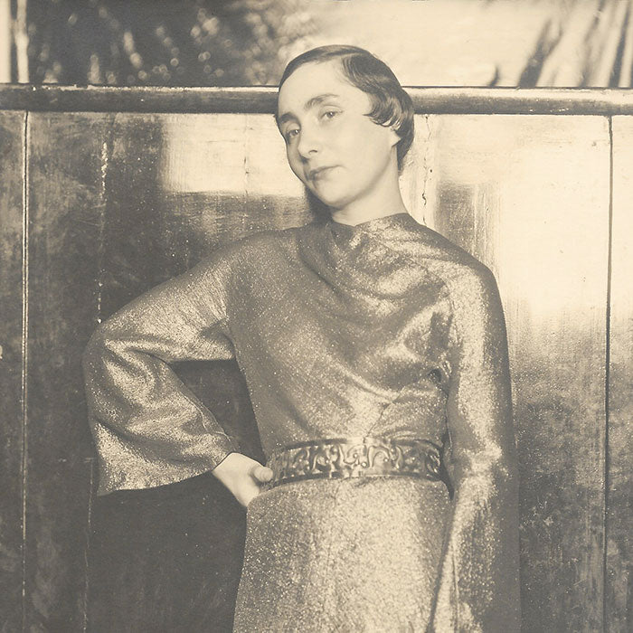 Alix (Madame Grès) - Portrait de la couturière, tirage de D'Ora (1934)