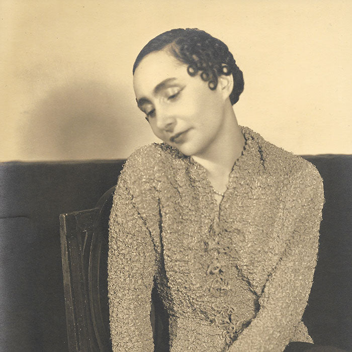 Alix (Madame Grès) - Portrait de la couturière, tirage de D'Ora (circa 1934)