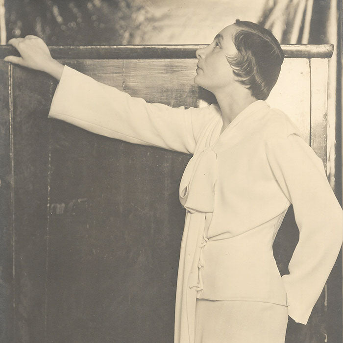 Alix (Madame Grès) - Portrait de la couturière, tirage de D'Ora (circa 1934)