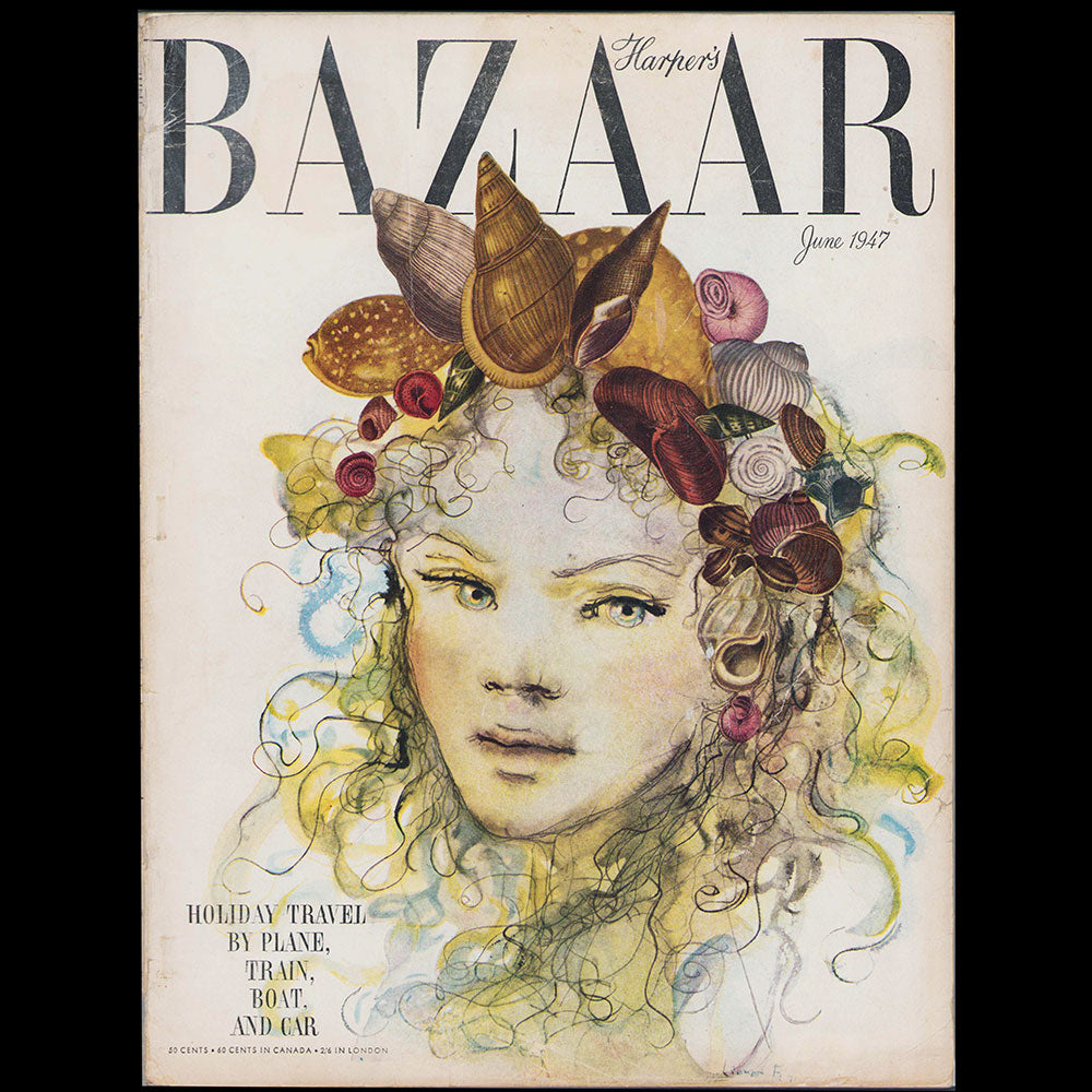 Harper's Bazaar (1947, juin), couverture de Léonor Fini