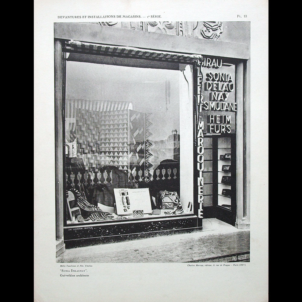 René Herbst - Devantures, Vitrines, Installations de Magasins à l'Exposition Internationale des Arts Décoratifs Paris 1925