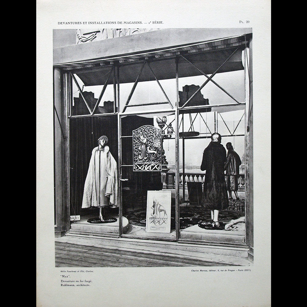 René Herbst - Devantures, Vitrines, Installations de Magasins à l'Exposition Internationale des Arts Décoratifs Paris 1925