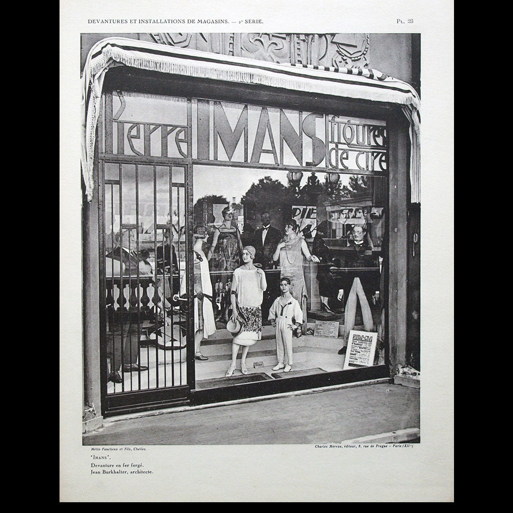 René Herbst - Devantures, Vitrines, Installations de Magasins à l'Exposition Internationale des Arts Décoratifs Paris 1925