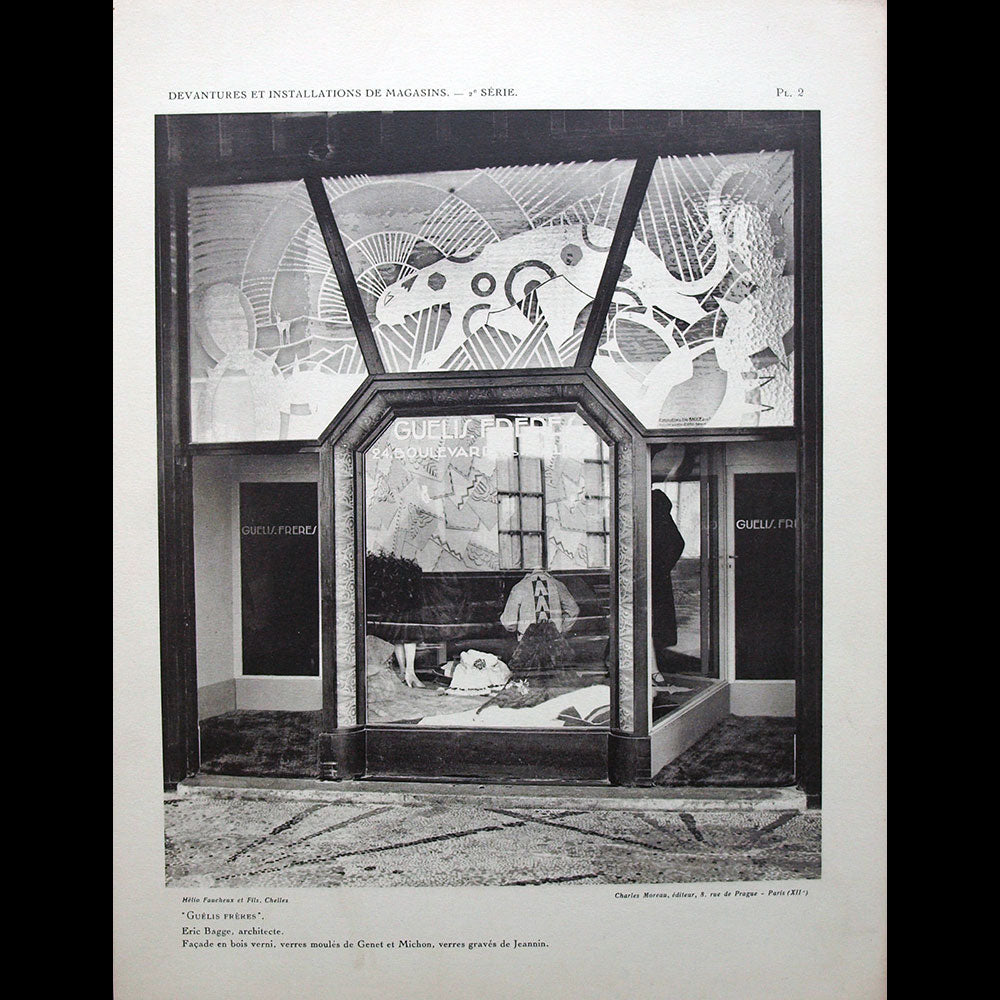 René Herbst - Devantures, Vitrines, Installations de Magasins à l'Exposition Internationale des Arts Décoratifs Paris 1925