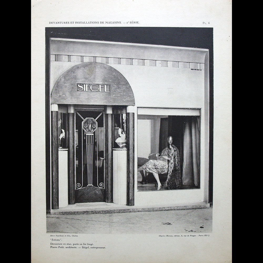 René Herbst - Devantures, Vitrines, Installations de Magasins à l'Exposition Internationale des Arts Décoratifs Paris 1925