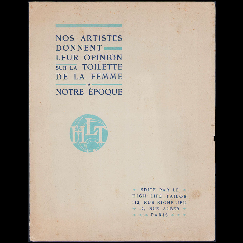 High Life Tailor -  Nos Artistes donnent leur opinion sur la toilette de la femme (1911)