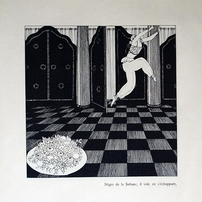 Nijinsky - Six vers de Jean Cocteau, Six dessins de Paul Iribe (1910)