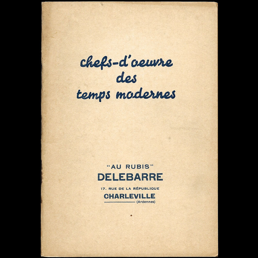 Jaeger-Lecoultre - Catalogue Chefs-d'oeuvre des temps modernes (circa 1932-1937)