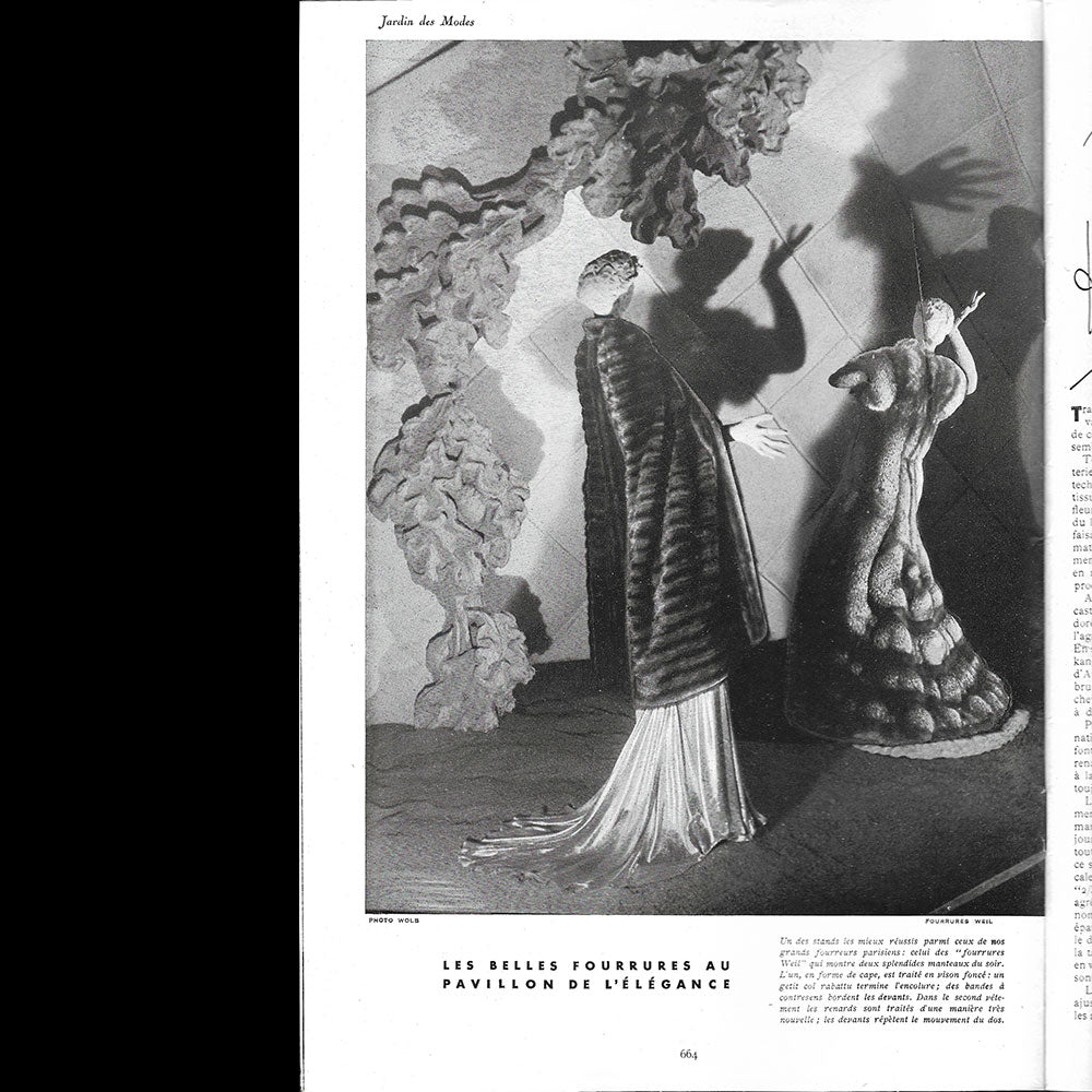 Le Jardin des Modes, n°240, 15 septembre 1937, ensemble de Schiaparelli