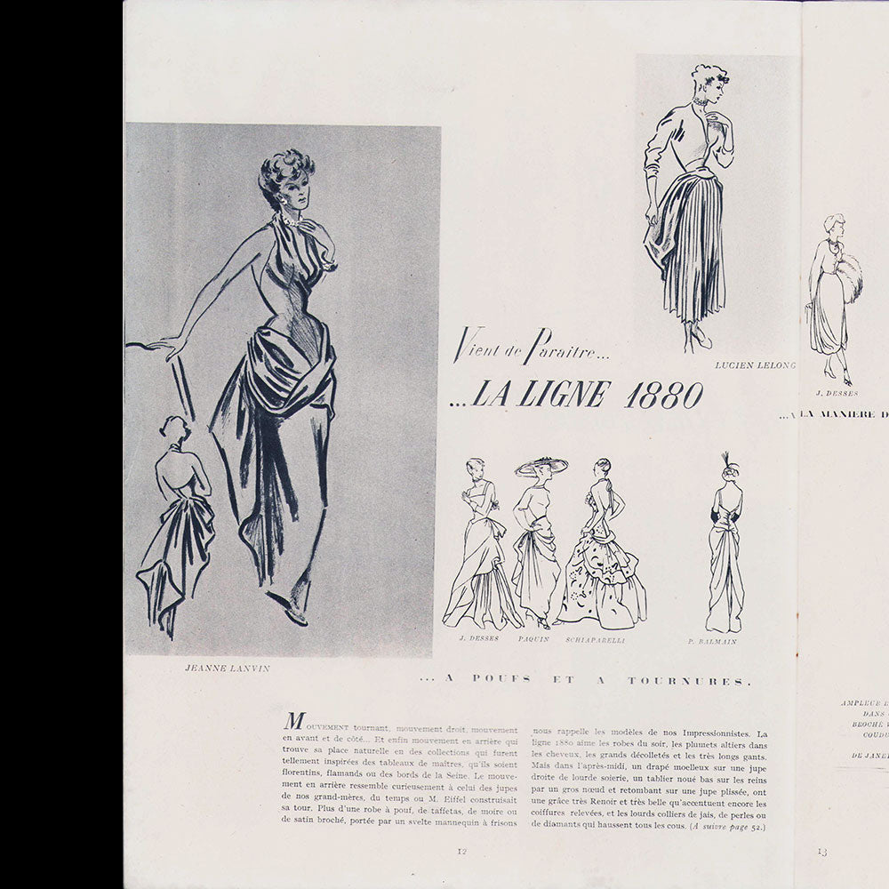 Le Jardin des Modes, n°310, octobre 1947, couverture de Honeyman