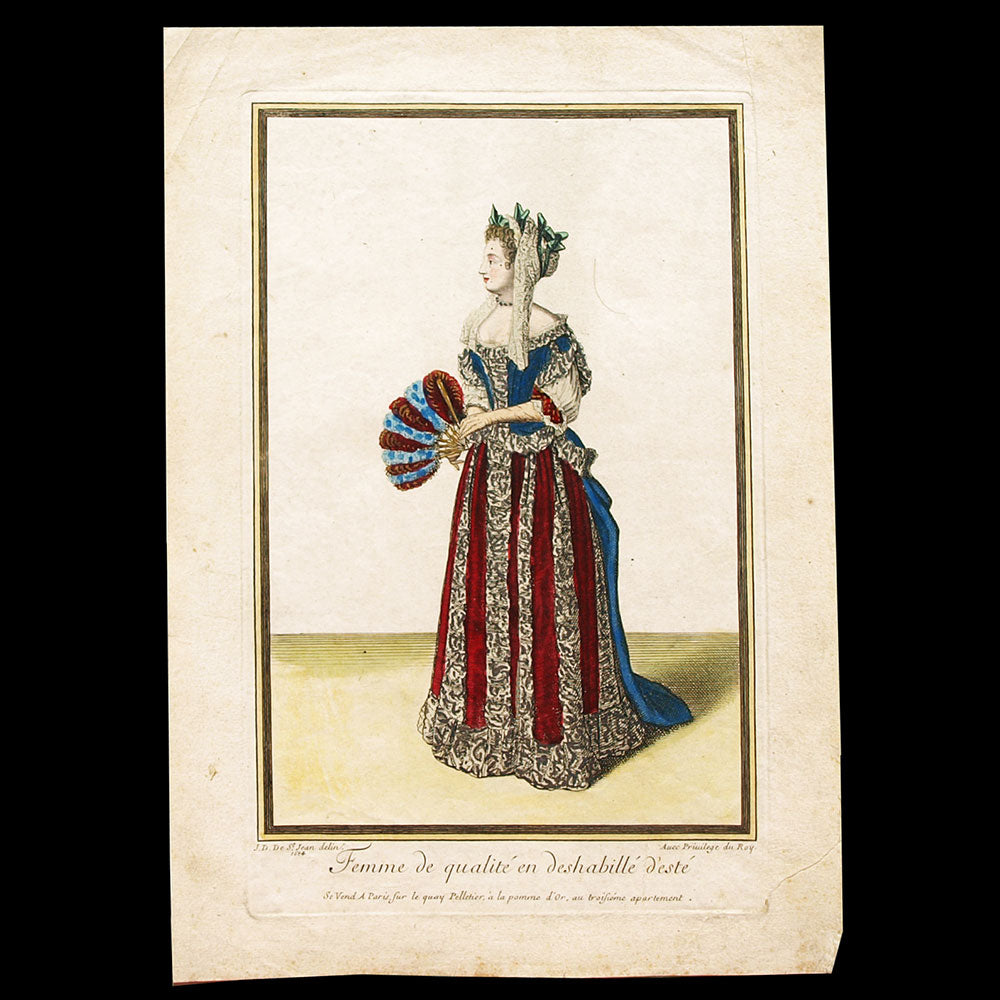 Jean Dieu de Saint-Jean - Femme de qualité en déshabillé d'Este (1684)