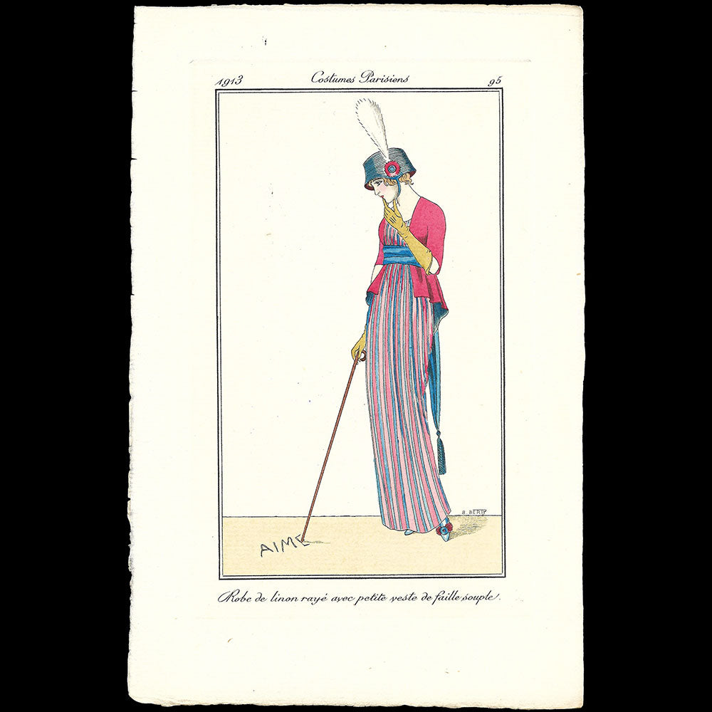 Le Journal des Dames et des Modes, Costumes Parisiens, n°40, 1913