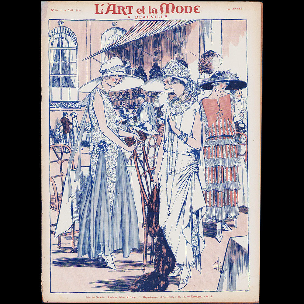 L’Art et la Mode (12 août 1922), couverture de Soulié