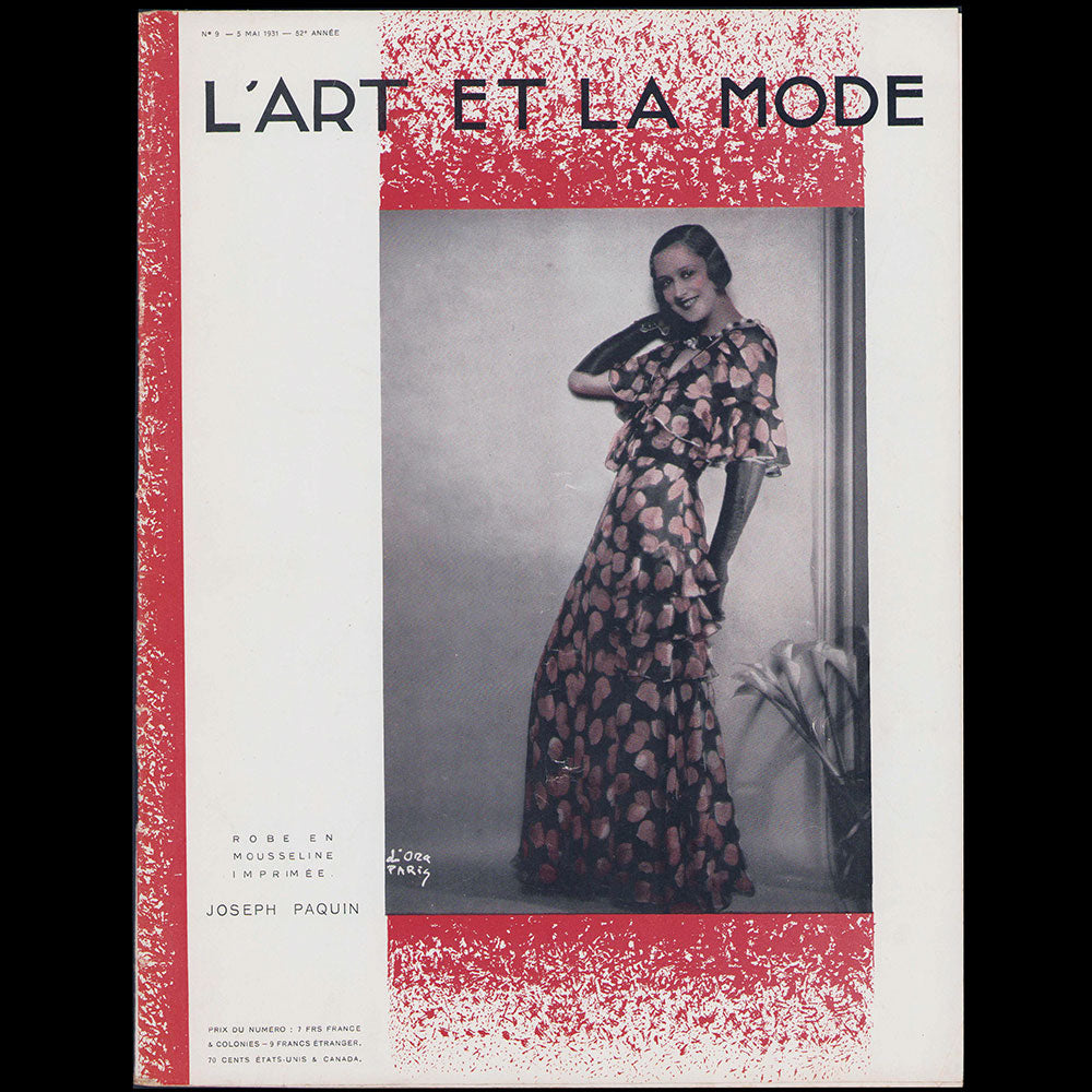 L’Art et la Mode (5 mai 1931), couverture de D'Ora