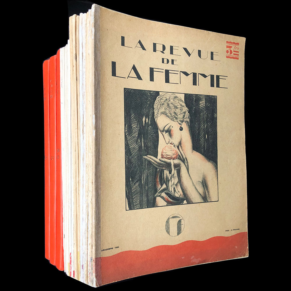 La Revue de la Femme - Réunion de 37 des 39 numéros de 1 à 39 (1926-1930)