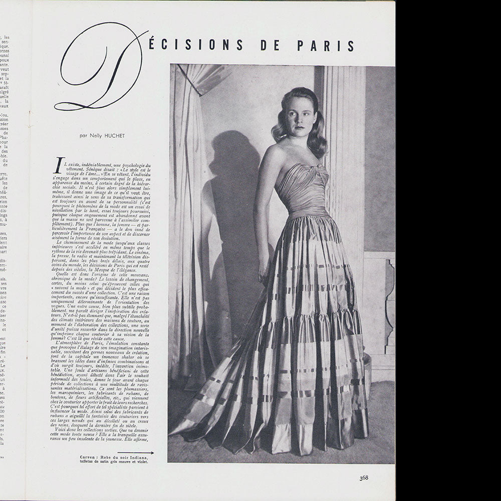 Le Monde Illustré, Haute Couture, Triomphe de la Qualité Française (3 avril 1948)