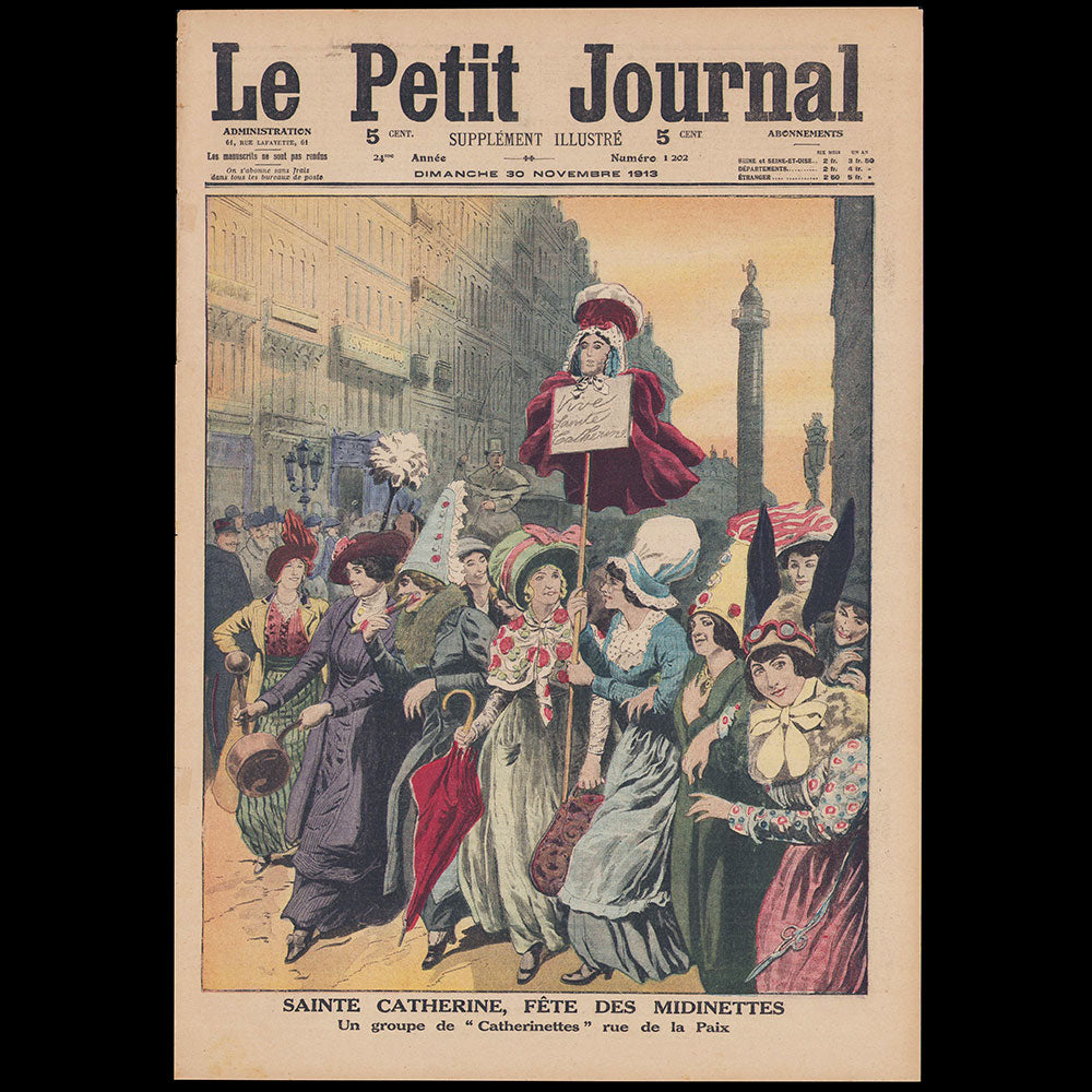 Le Petit Journal, Sainte-Catherine, Fête des Midinettes (30 novembre 1915)