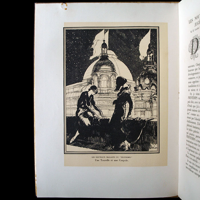 Le Printemps - Plaquette pour l'inauguration des nouveaux magasins illustrée par Drian (1924)