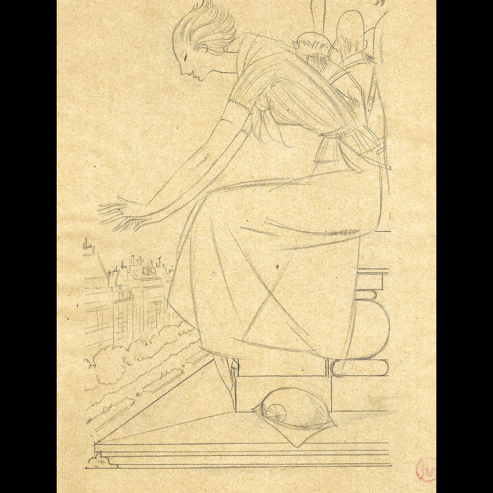 Modes et Manières d'Aujourd'hui - La Victoire, dessin de Georges Lepape pour la planche XII (1919)