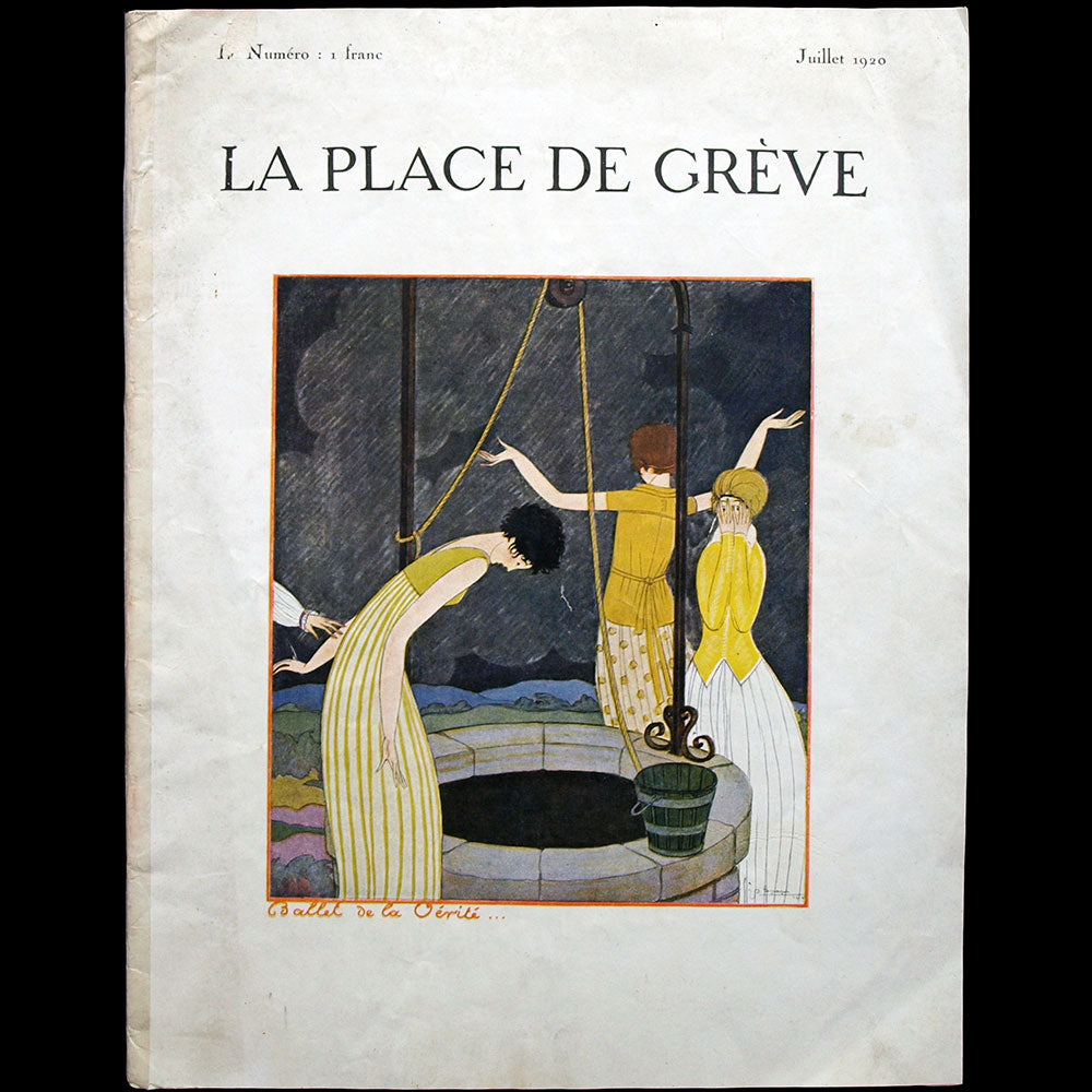 La Place de Grève (juillet 1920), couverture de Georges Lepape