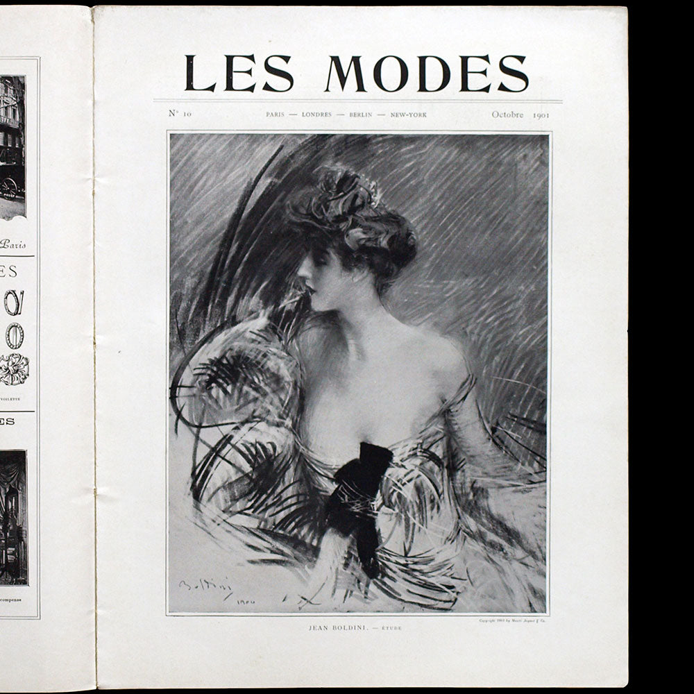 Les Modes (octobre 1901), couverture de Gainsborough