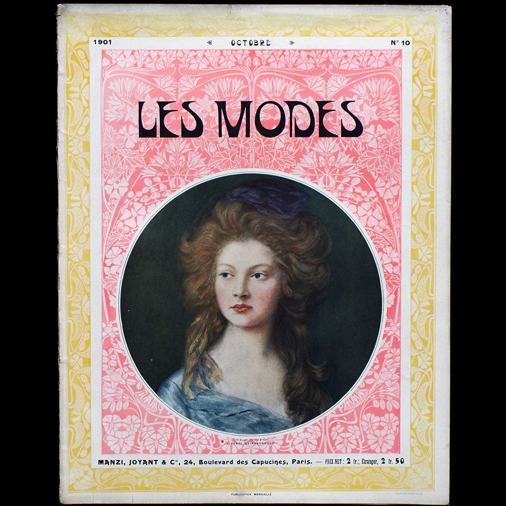 Les Modes (octobre 1901), couverture de Gainsborough