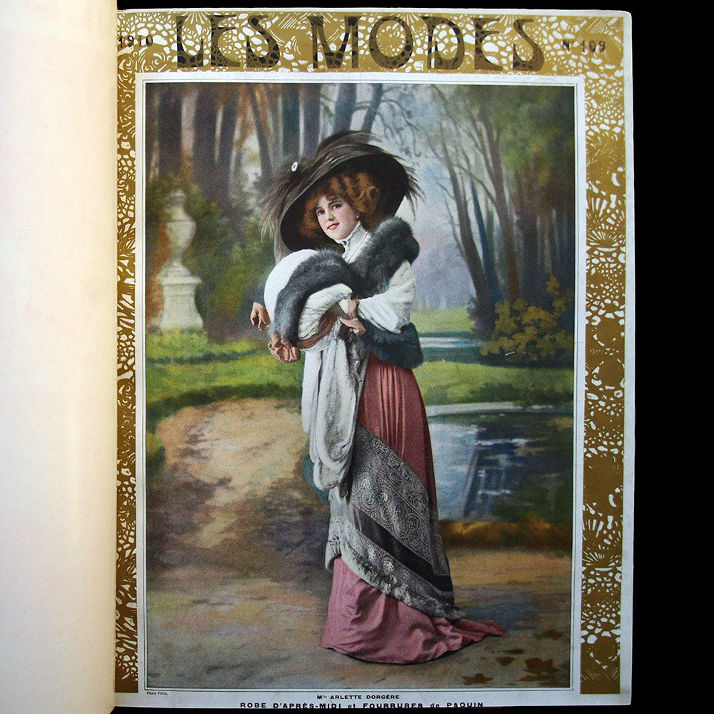 Les Modes - Réunion des 12 numéros de l'année 1910