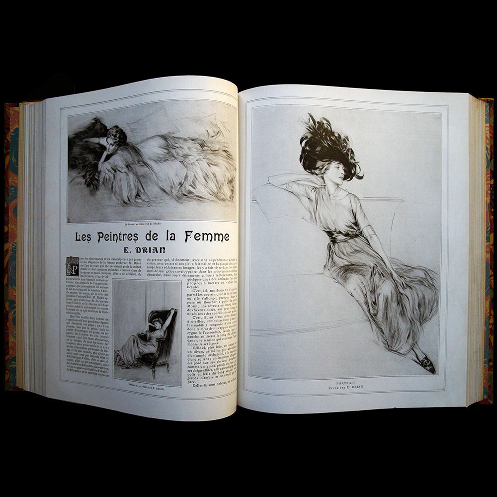 Les Modes - Réunion des 12 numéros de l'année 1911