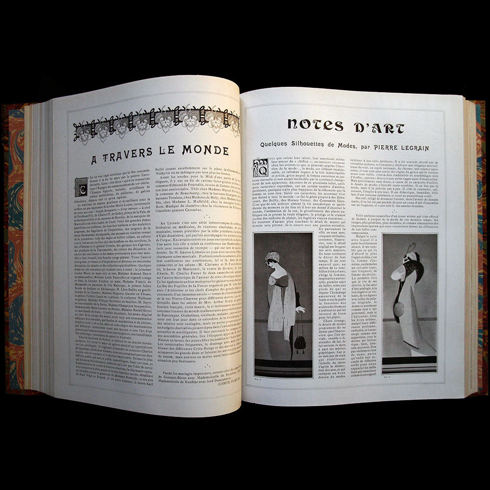 Les Modes - Réunion des 12 numéros de l'année 1912