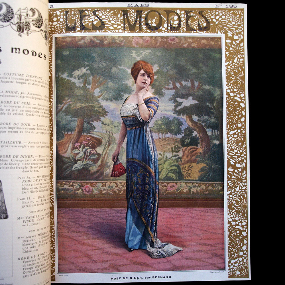 Les Modes - Réunion des 12 numéros de l'année 1912