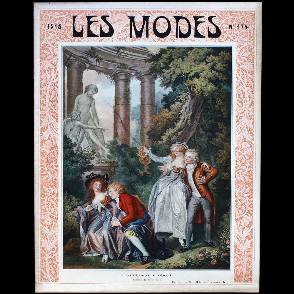 Les Modes, n° 175, couverture de Trinquesse (1918)