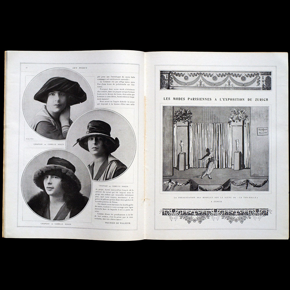 Les Modes (1918), Les Modes à l'Exposition de Zurich, numéro de propagande