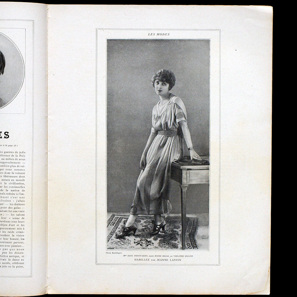 Les Modes, n° 181, couverture  d'Ottorino Andreini (1919)