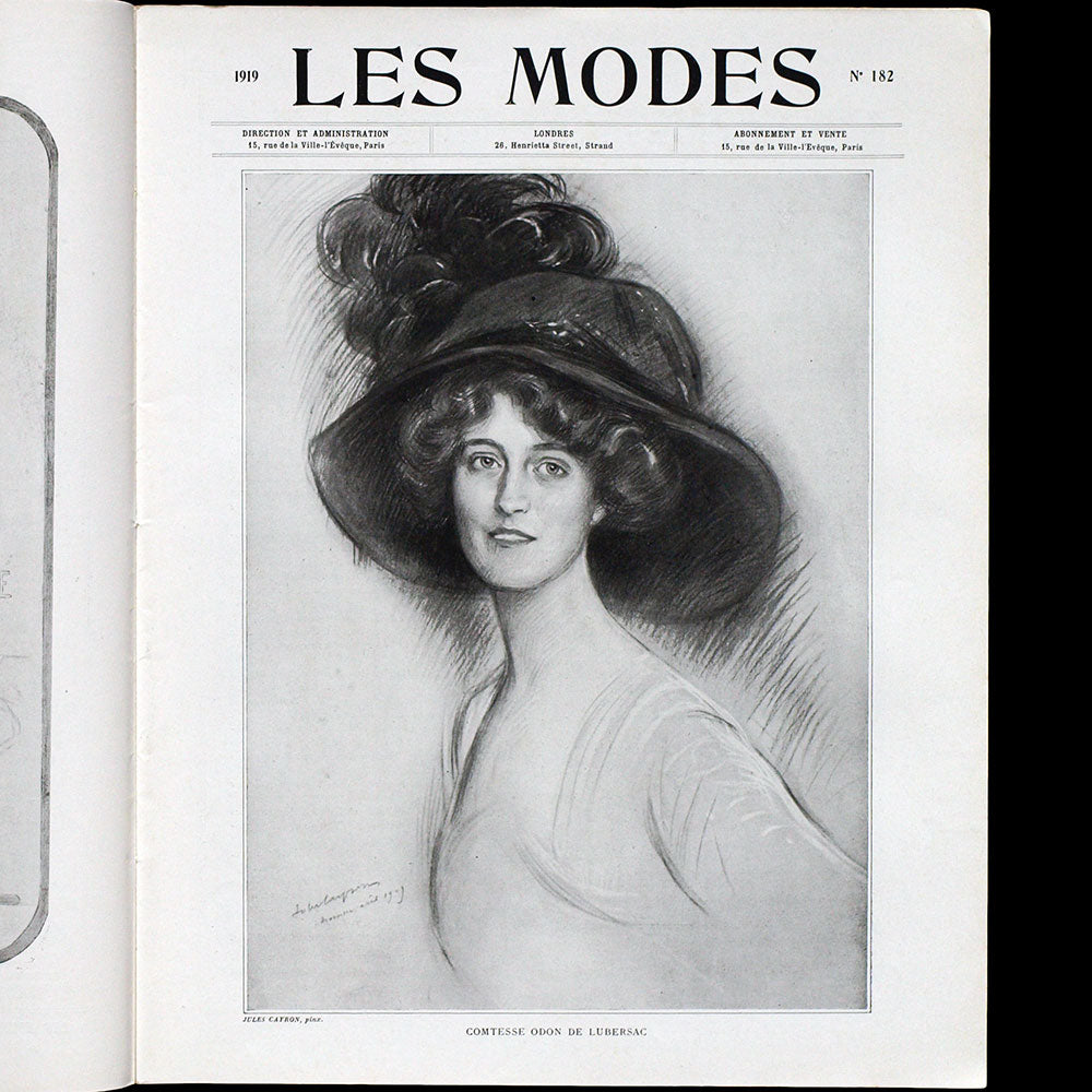 Les Modes, n° 182, couverture de Dupont-Emera (1919)