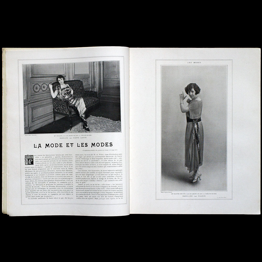 Les Modes, n° 182, couverture de Dupont-Emera (1919)