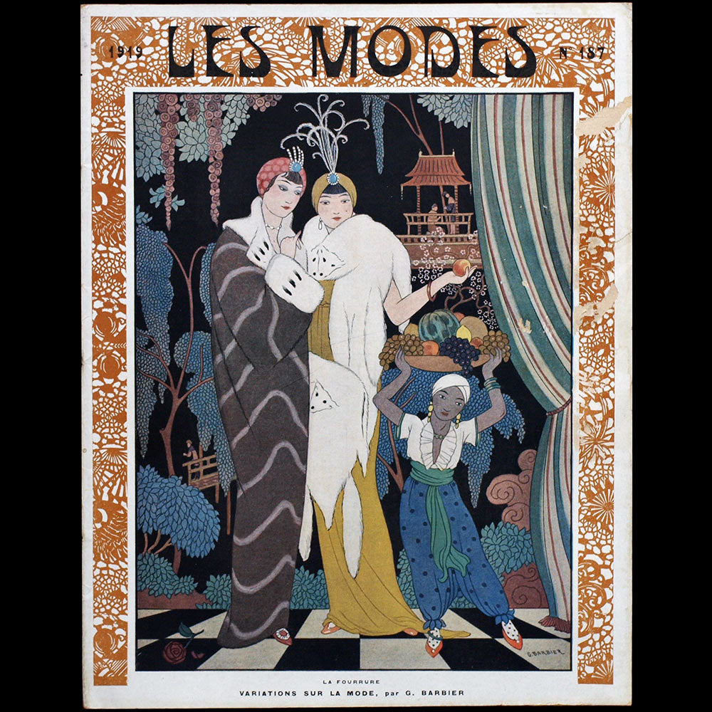 Les Modes, n° 187, couverture de George Barbier (1919)