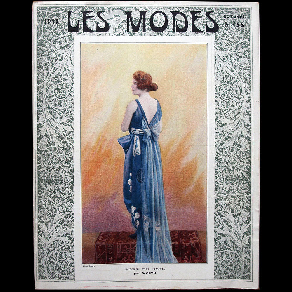 Les Modes, n°188 (octobre 1919), robe du soir par Worth