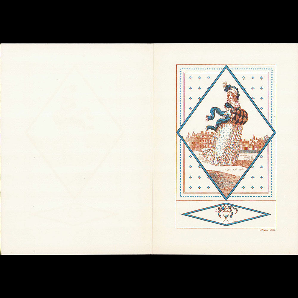 Trois Quartiers - Invitation à une présentation de modèles (1913)