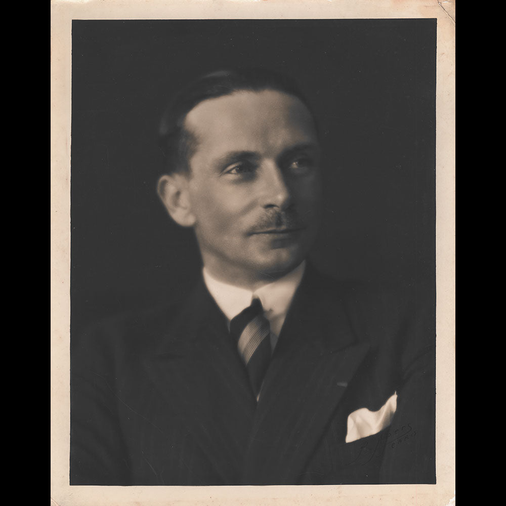 Lelong - Portrait de Lucien Lelong par Pierre Apers (circa 1925)