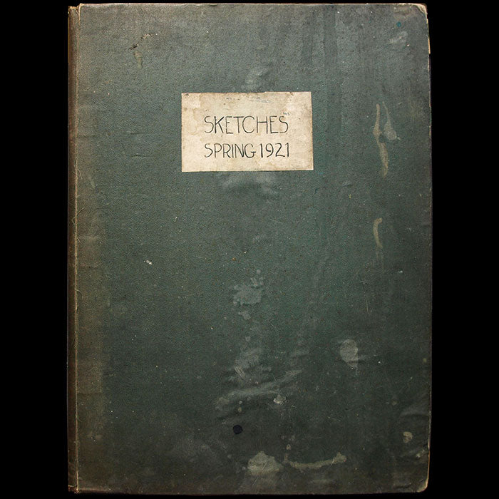 Couverture du recueil de dessins de modèles de la maison Lucile 1921