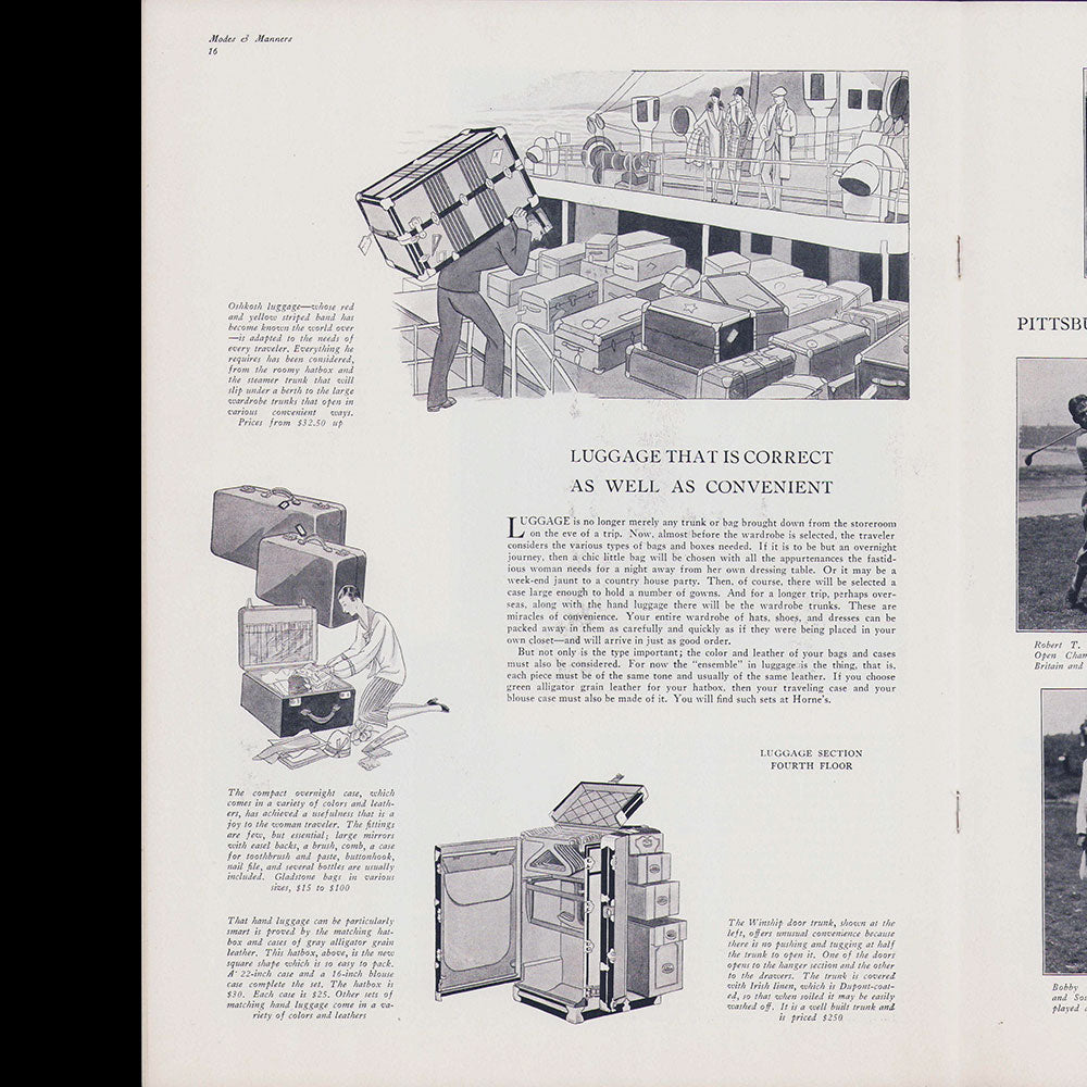 Joseph Horne & Co - Modes & Manners, June-July 1927